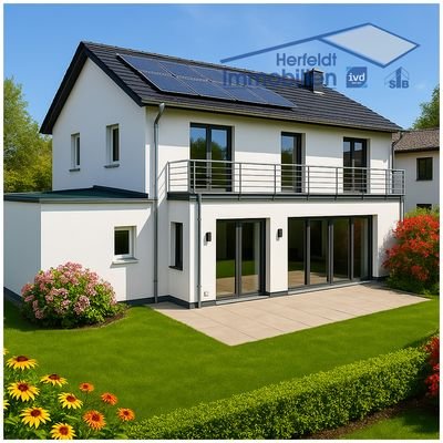 Moderne Neubau-DHH