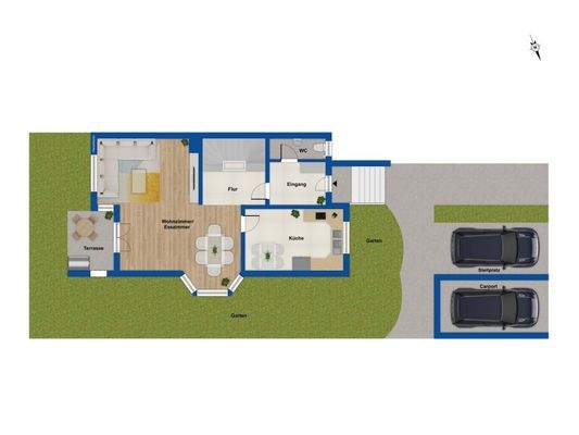 Grundriss - Erdgeschoss