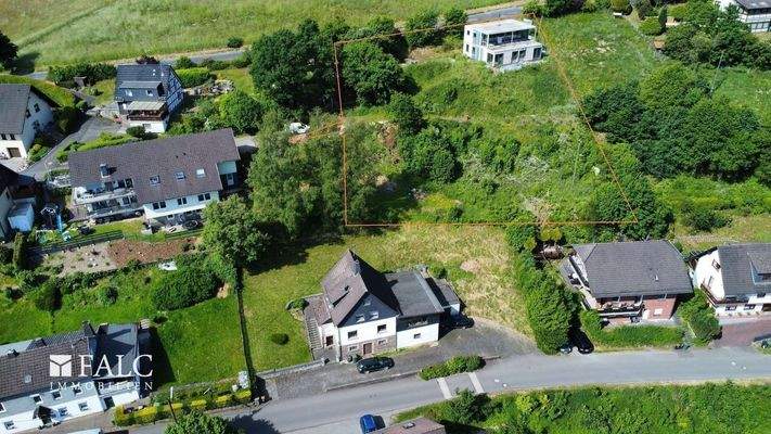 Makiertes Grundstück