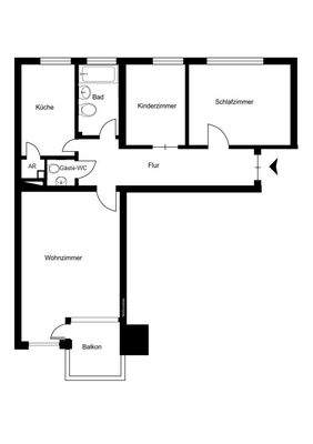 Grundriss - nicht maßstabsgetreu