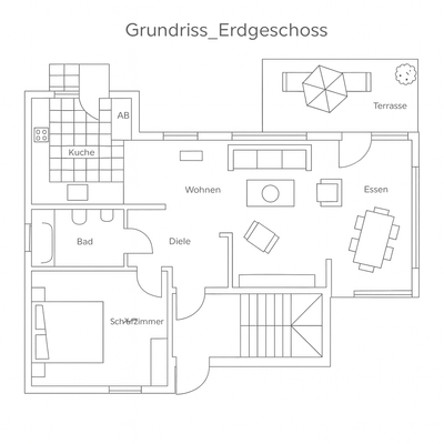 Grundriss Erdgeschoss 