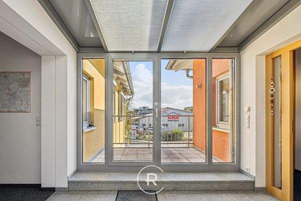 Ansicht auf Terrasse