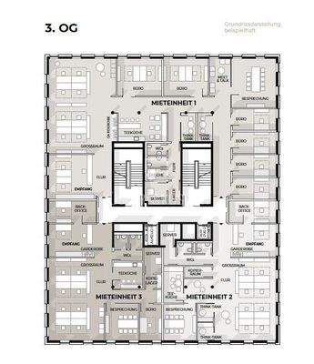 Grundriss 3. Obergeschoss