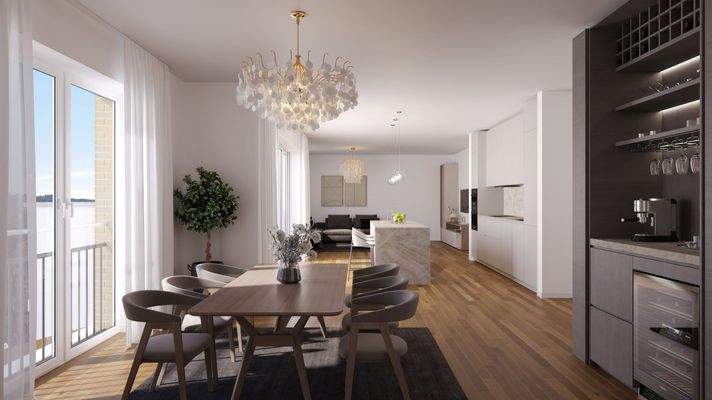 Wohn- Ess- Kochbereich Ansicht 2