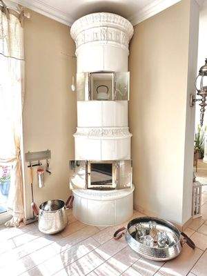 Einzigartiger Kaminofen im Wohnbereich