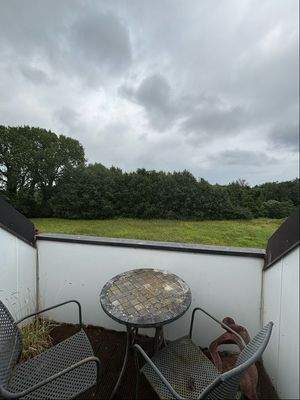 Dachloggia am Schlafzimmer