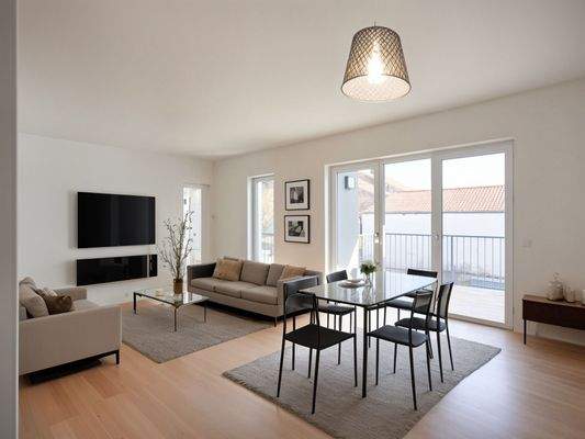 Wohnbeispiel Wohnen / Essen 