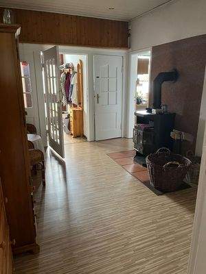 Der gemütliche Kaminofen im EG