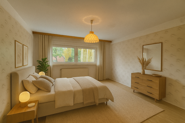 Schlafzimmer Digitales Homestaging