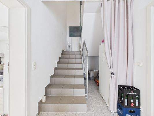 Aufgang zur zweiten Ebene