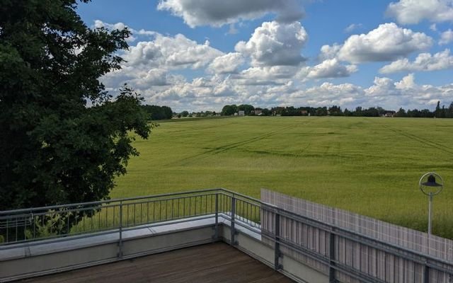 Blick von der Dachterrasse