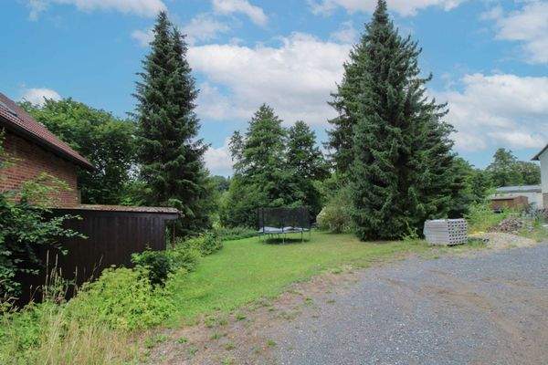 Gartenansicht seitlich