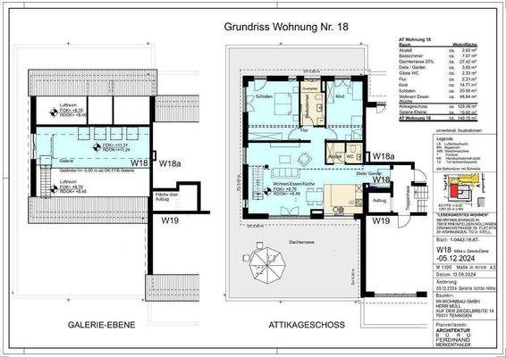 Grundriss Wohnung Nr. 18
