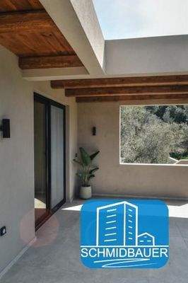 Kreta, Listaros: Moderne Villa mit Meer- und Bergblick, Gästewohnung und Pool zu verkaufen