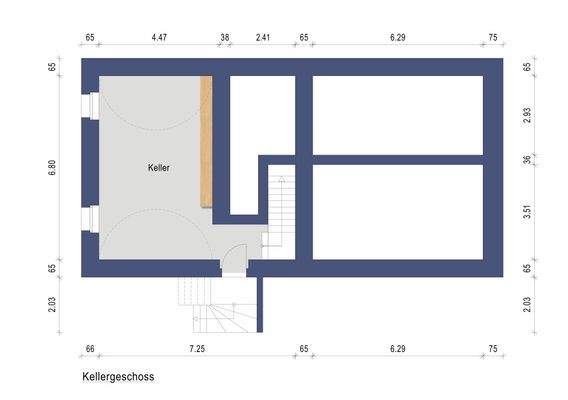 Grundriss Kellergeschoss