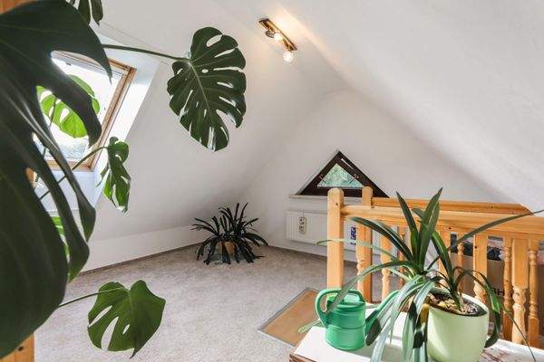 Schlafbereich Spitzboden