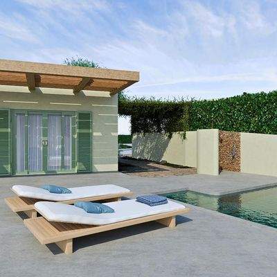 Kreta, Litsarda: Neubau! Einfamilienhaus mit Pool zu verkaufen