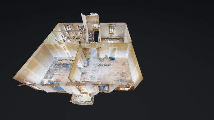 OG - Schematischer Grundriss - 3D