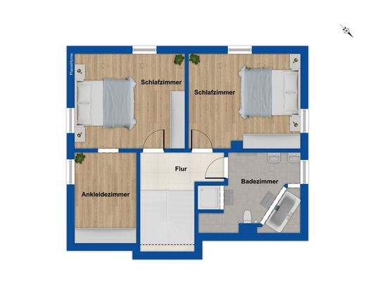 Grundriss Dachgeschoss