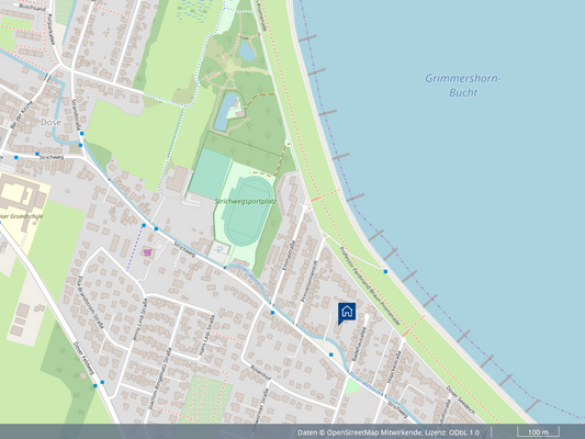 so nah zur Grimmershörnbucht