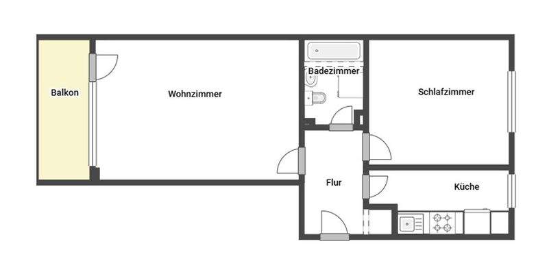 Grundriss Skizze 3. OG