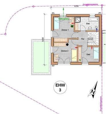 Grundriss Obergeschoss