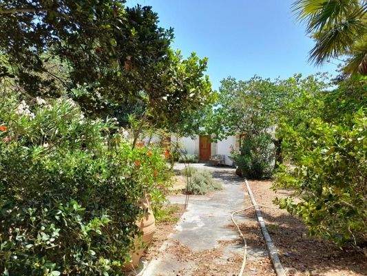 Kreta, Sikia: Drei Häuser auf einem Grundstück mit Meerblick zu verkaufen