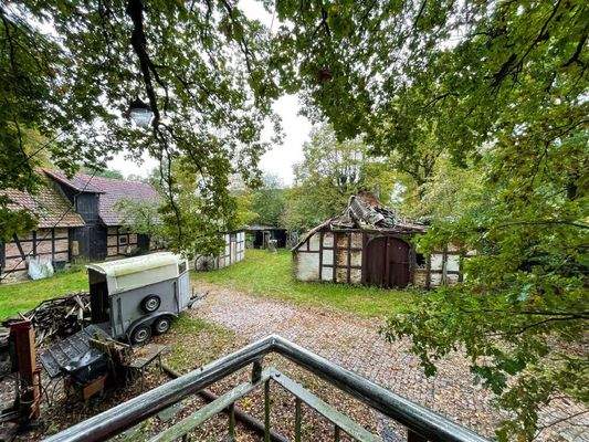 Blick auf die uralte Ruine