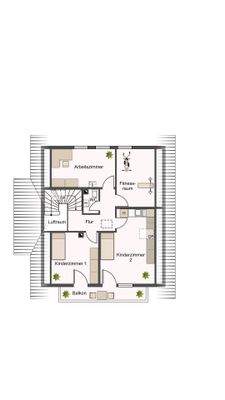 Grundriss Obergeschoss