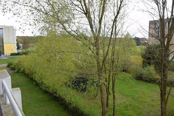 Blick aus dem Fenster 63c Balkon