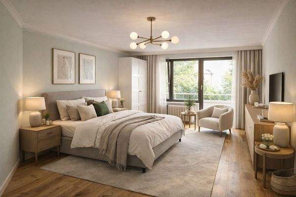 Schlafzimmer illustriert