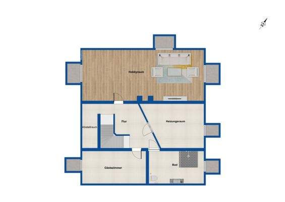 Grundriss Untergeschoss