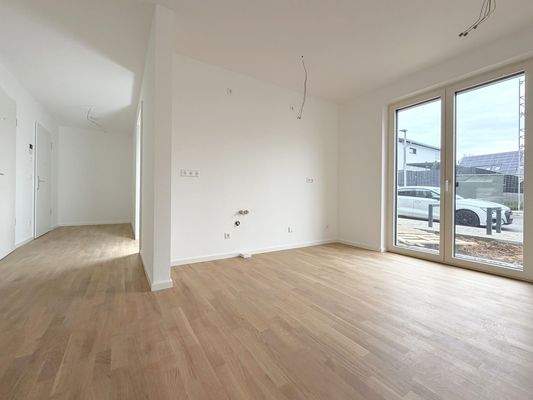 Wohnzimmer mit Küchenbereich