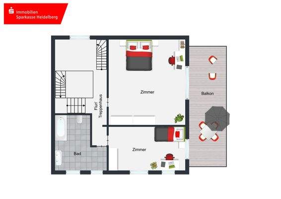 Grundriss 1. Obergeschoss