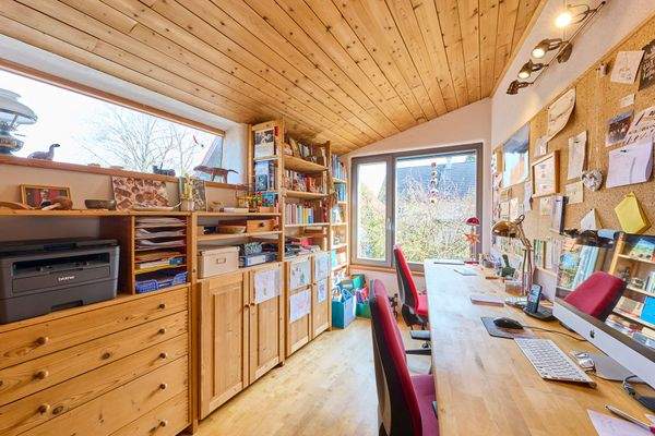 Arbeitszimmer im Obergeschoss