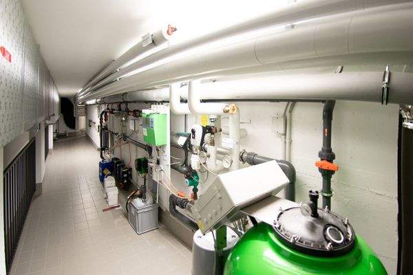 Technikraum der Villa