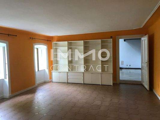 Wohnraum mit Bibliothekschränken