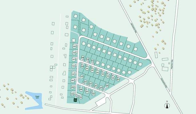 Lage des Einfamilienhauses im Quartier