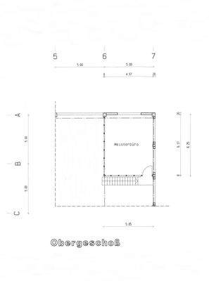 Grundriss Meisterbüro