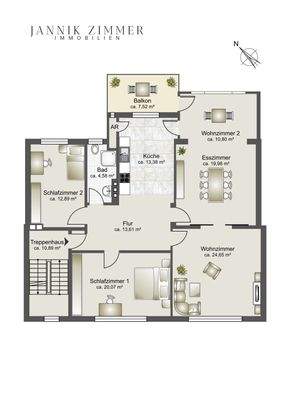 2-Schlafzimmer Variante