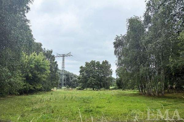 Blick zum Grundstück