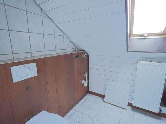 Waschmaschinenanschluss im DG