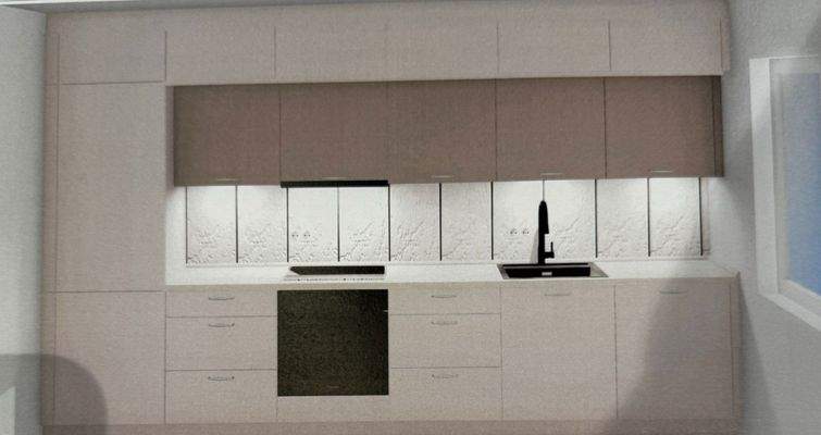 neue moderne Einbauküche