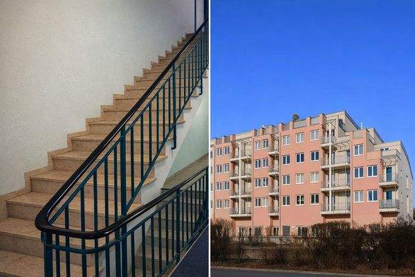 Garten,gepflegtes Treppenhaus 