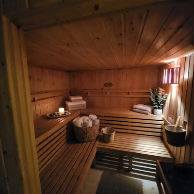 Sauna im Keller