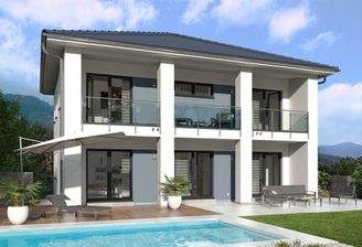 Modernes Designerhaus mit Pool