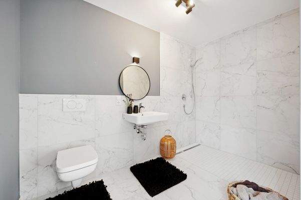 Hochwertige Sanitärausstattung 