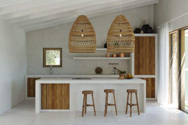 Küche mit Kochinsel