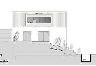 Gebäudeansicht Illustration