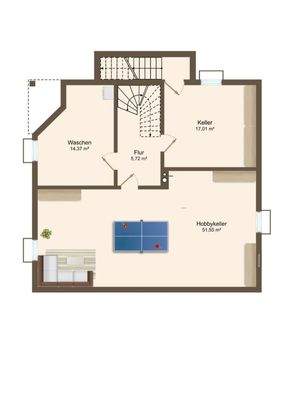 Grundriss Untergeschoss